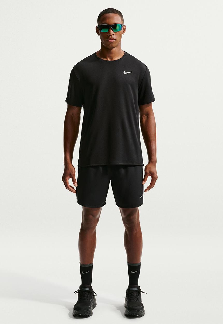 Nike - M Nike df challenger short 7bf - black/reflective silver