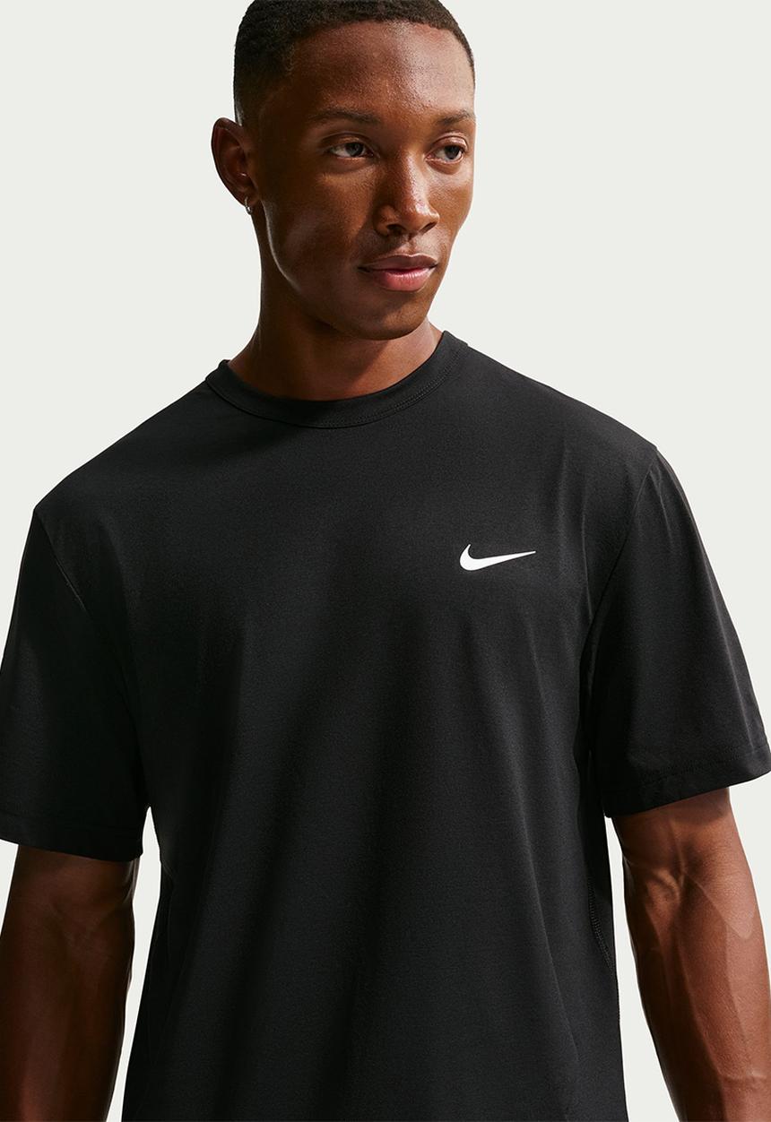 Nike - M Nike uv hyverse short sleeve - black 