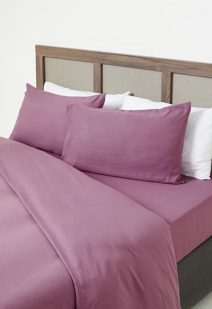 Sixth Floor - Recycled microfibre duvet set Dusty Orchid