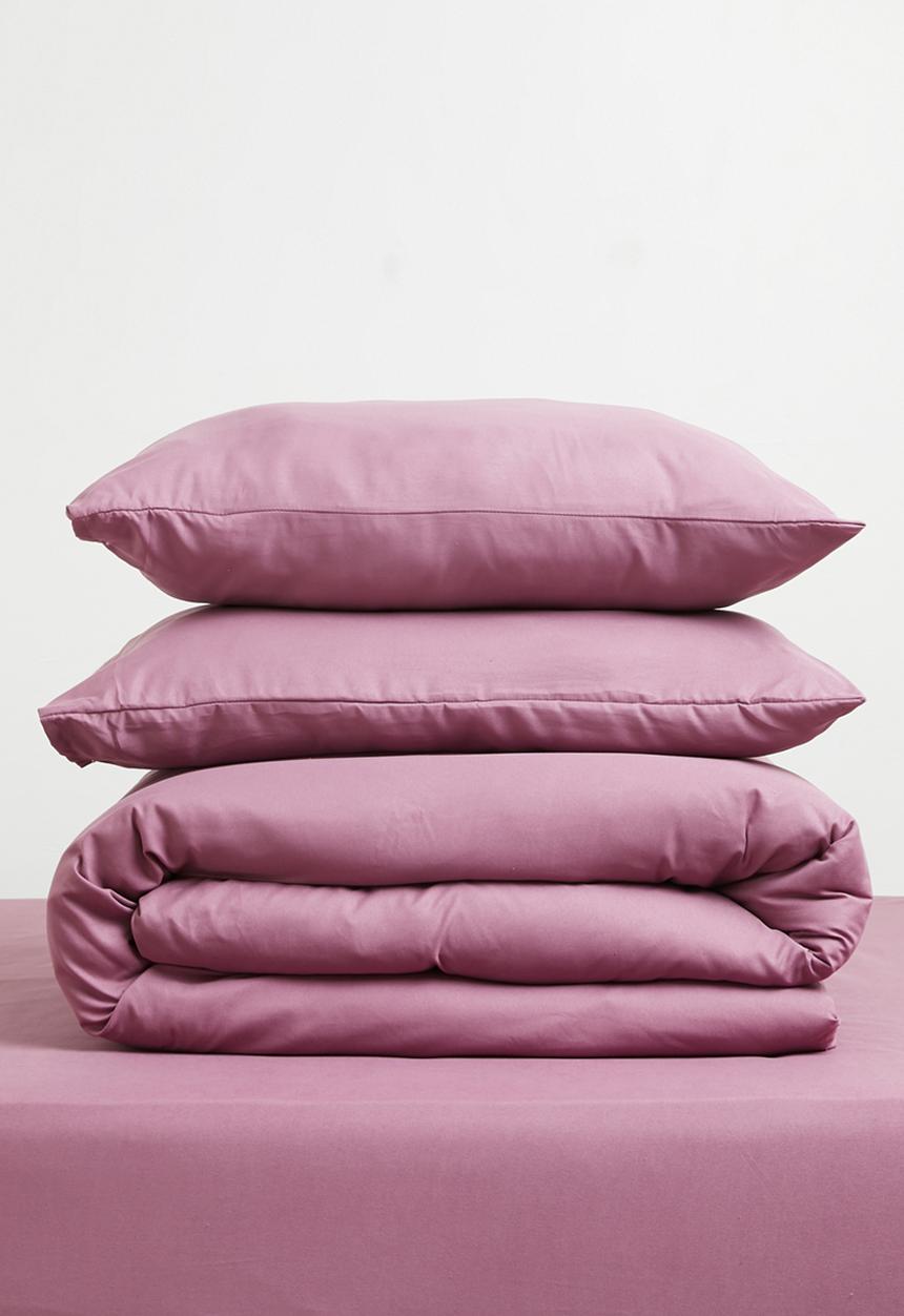 Sixth Floor - Recycled microfibre duvet set Dusty Orchid