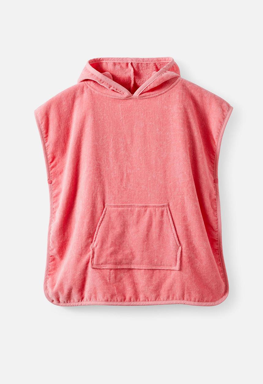 Cotton On - Kids Hooded Towel - Sunkissed/Berry Sweet