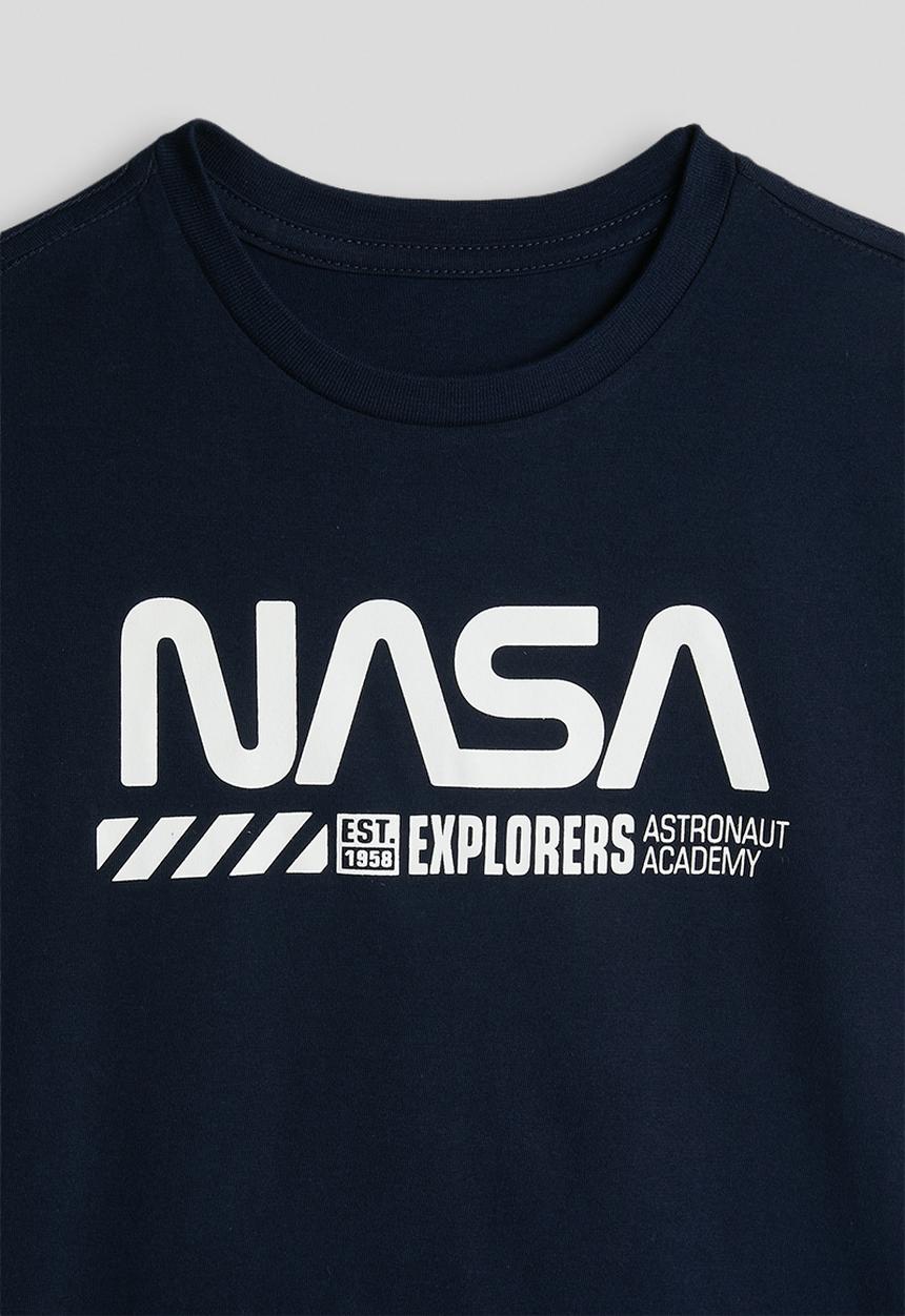 Pop Candy - Nasa T-shirt - navy