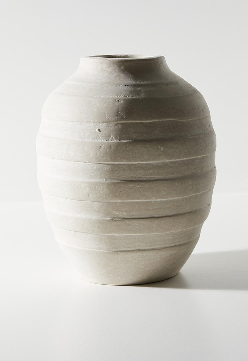 Sixth Floor - Lineo Papermache Vessle White