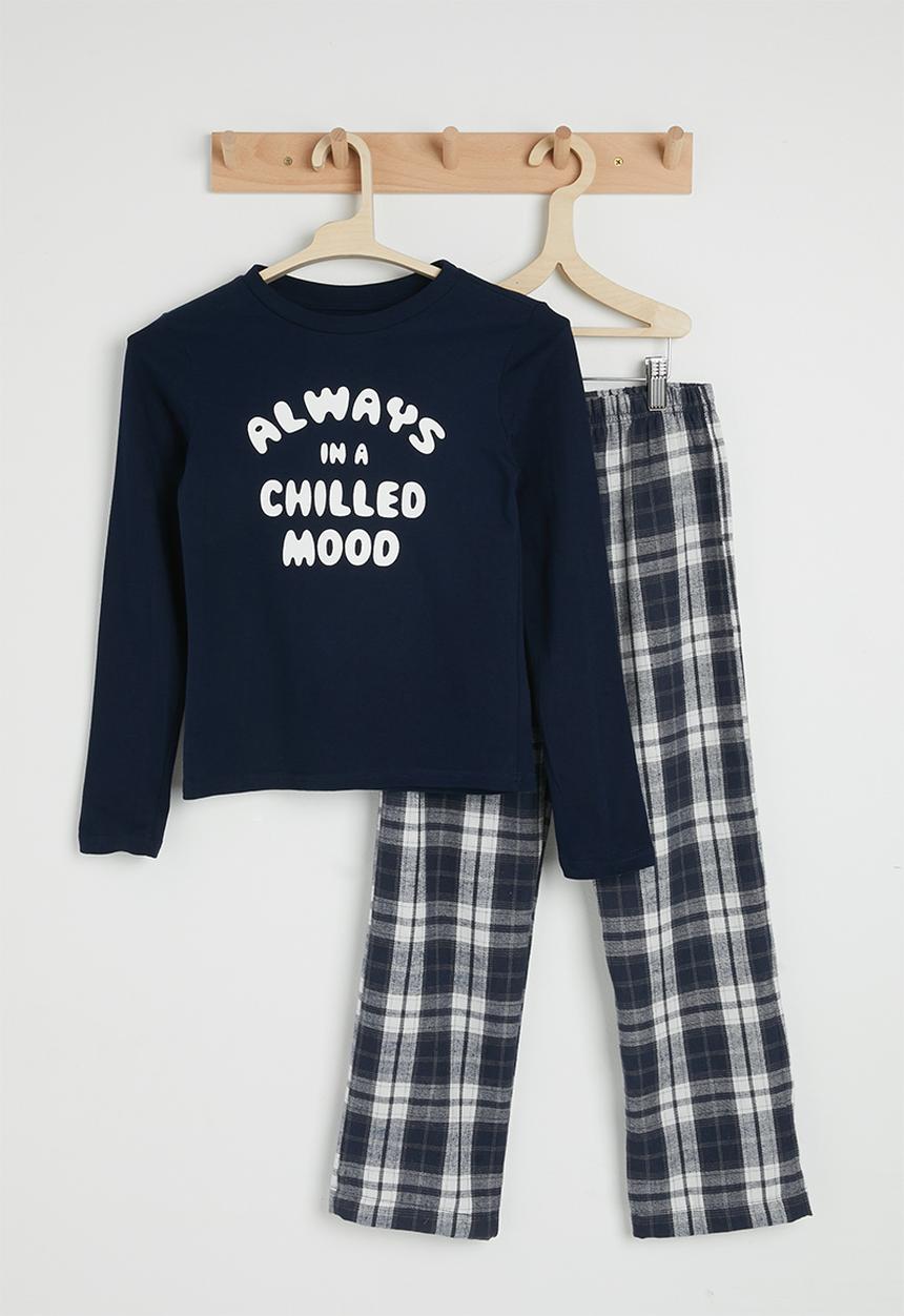 Pop Candy - Pj set - navy/check