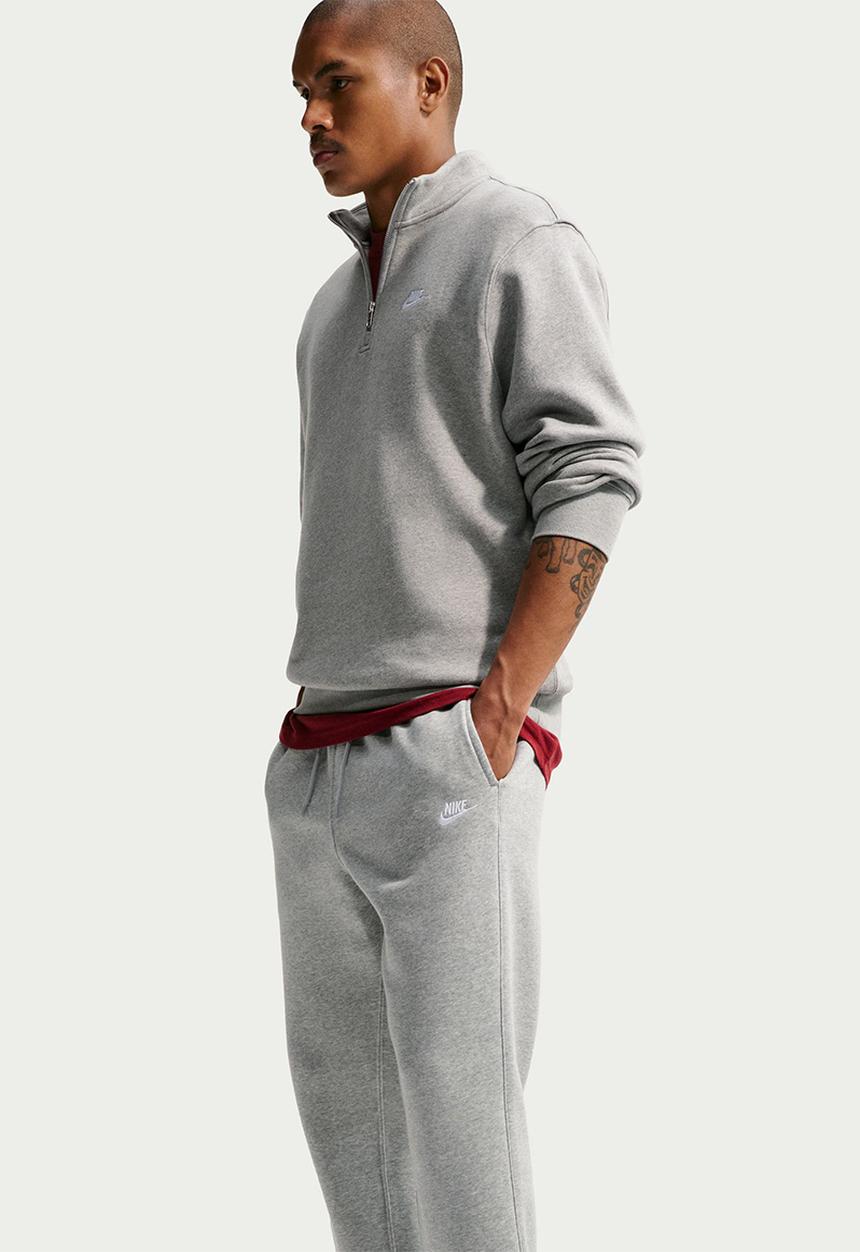 Nike - NSW Club BB Jogger - Dk Grey Heather/Lt Soke Grey/White