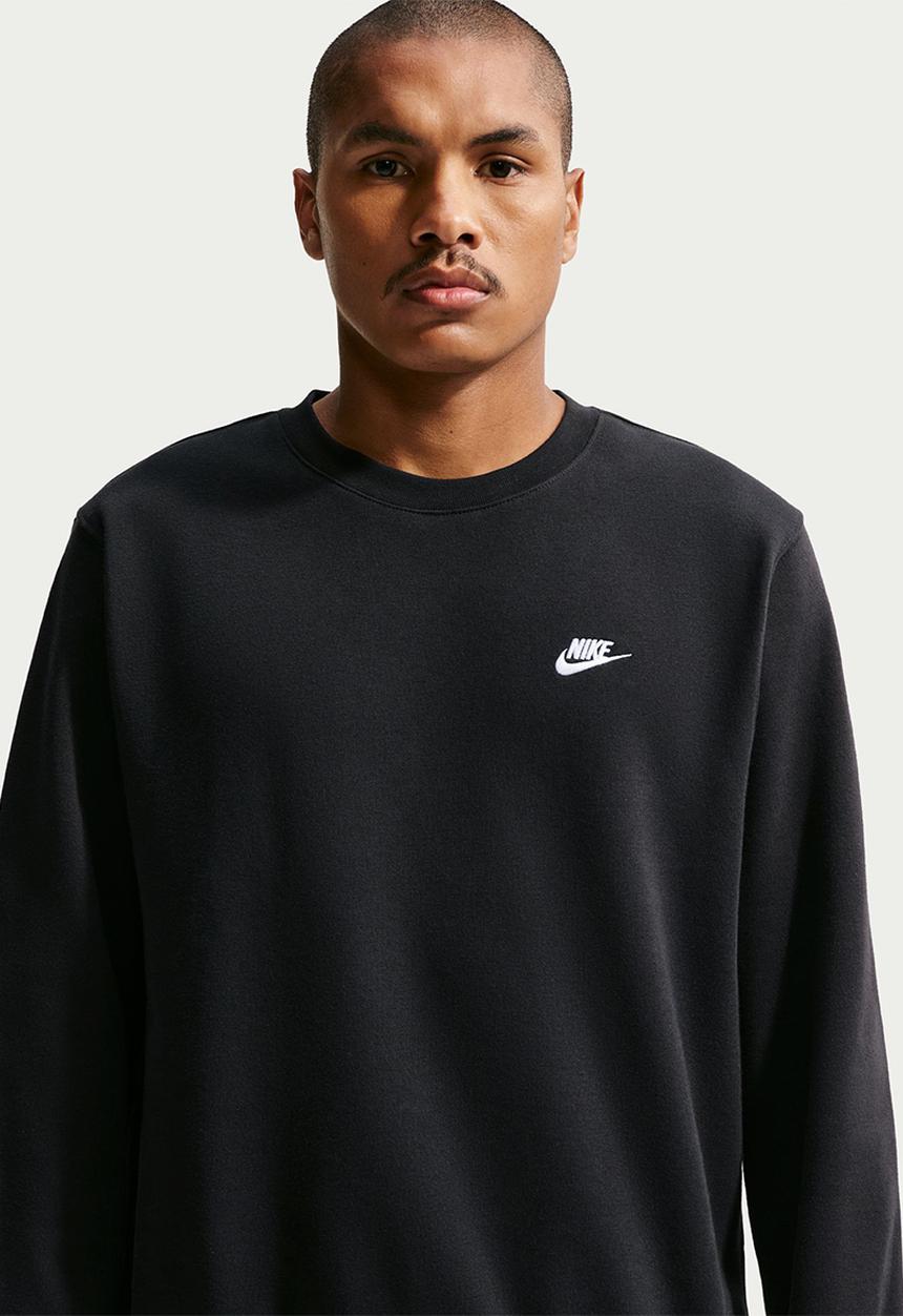 Nike - NSW Club BB Crew - Black/White