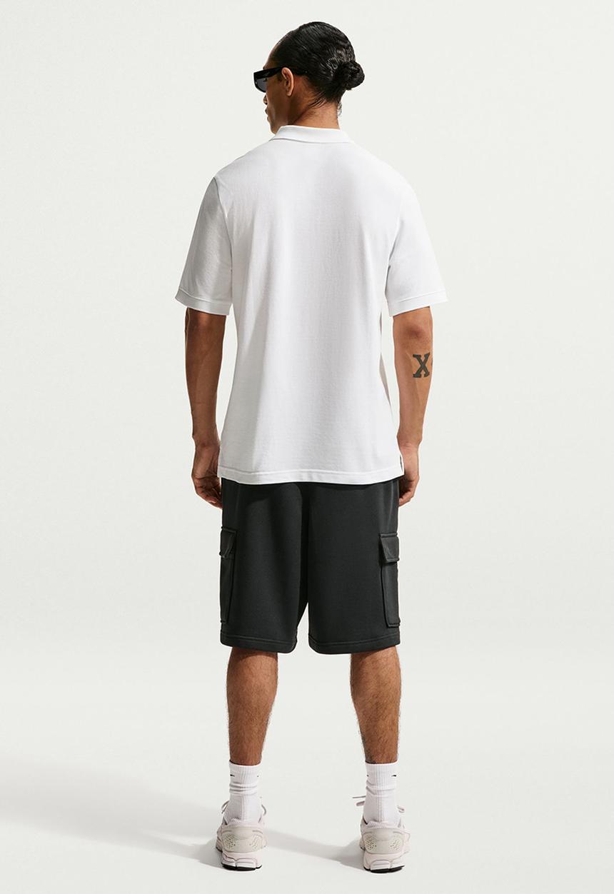 Nike - Nike Men's Club Pique Polo - White/Black