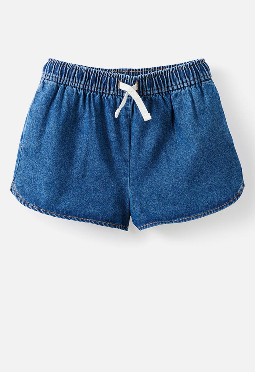 Cotton On - Gigi Woven Short - Dark Wash