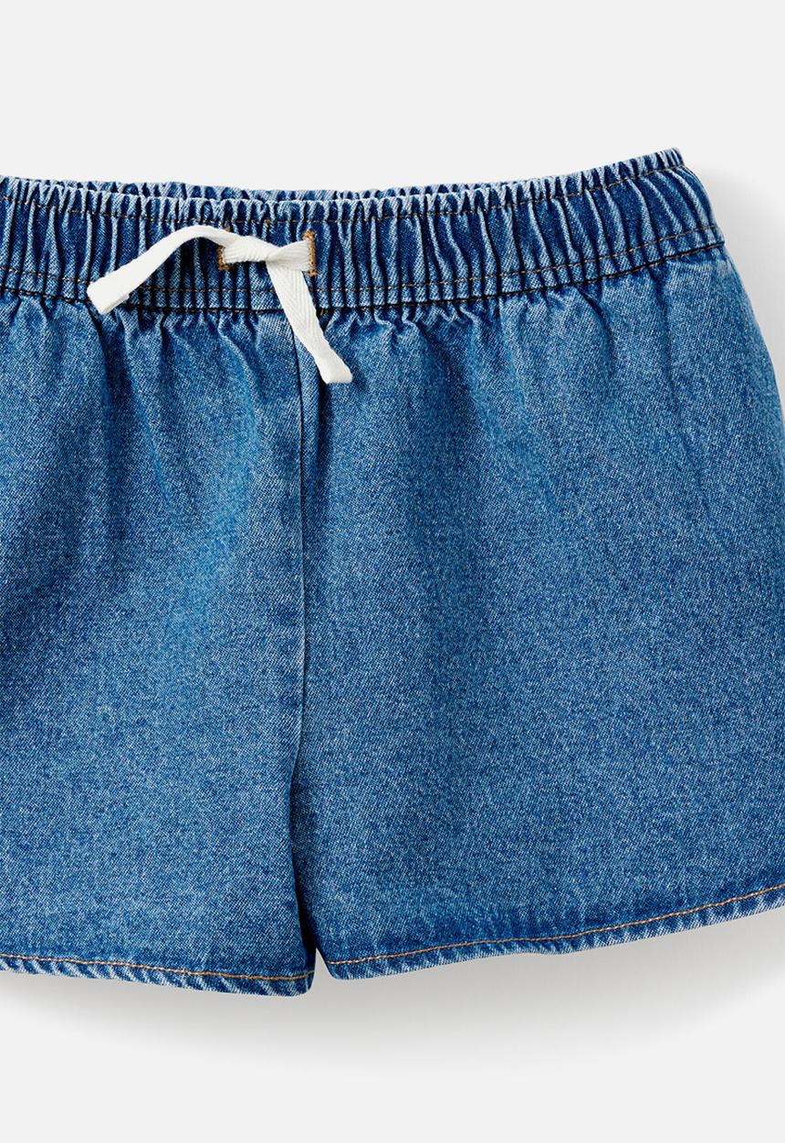 Cotton On - Gigi Woven Short - Light Wash