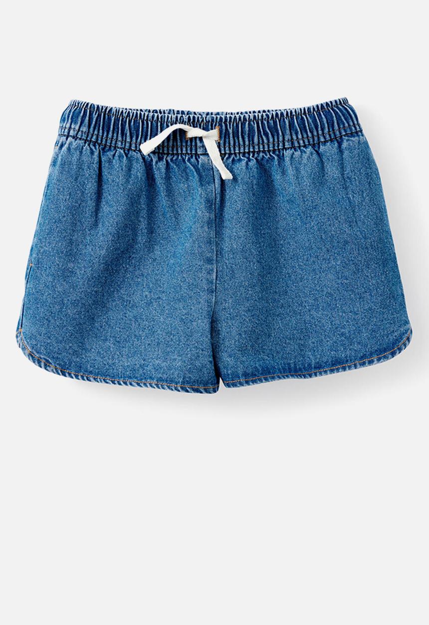 Cotton On - Gigi Woven Short - Light Wash