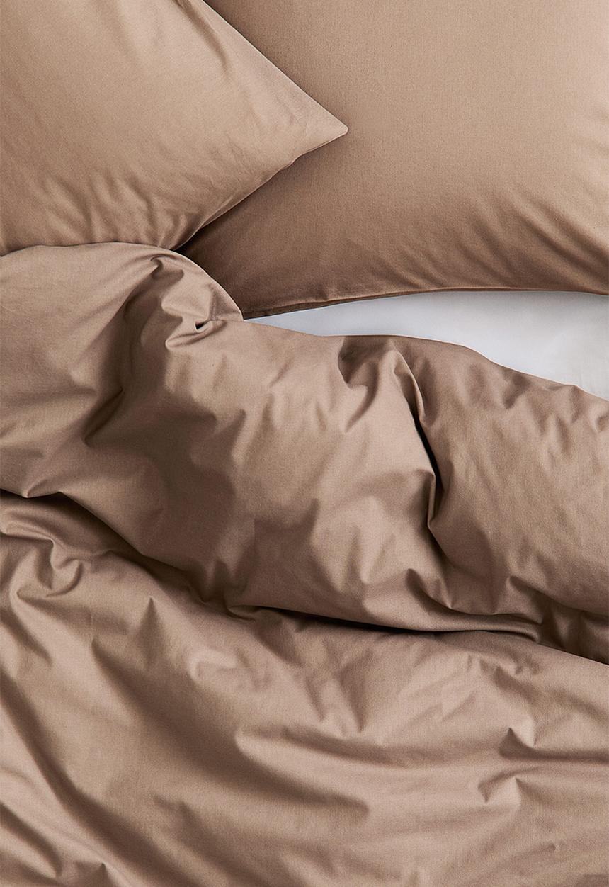 H&M - Cotton double/king duvet cover set - mole