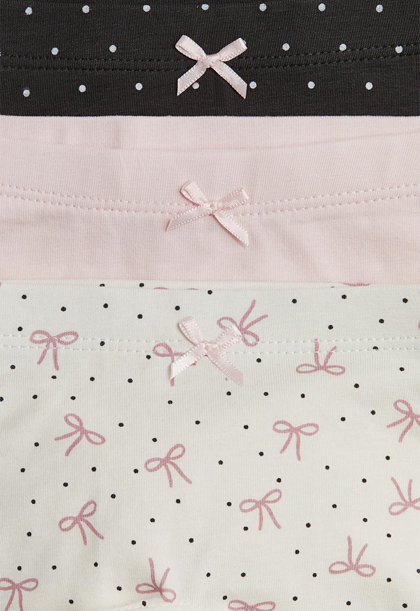 H&M - 5-Pack boxer briefs - light pink/bows