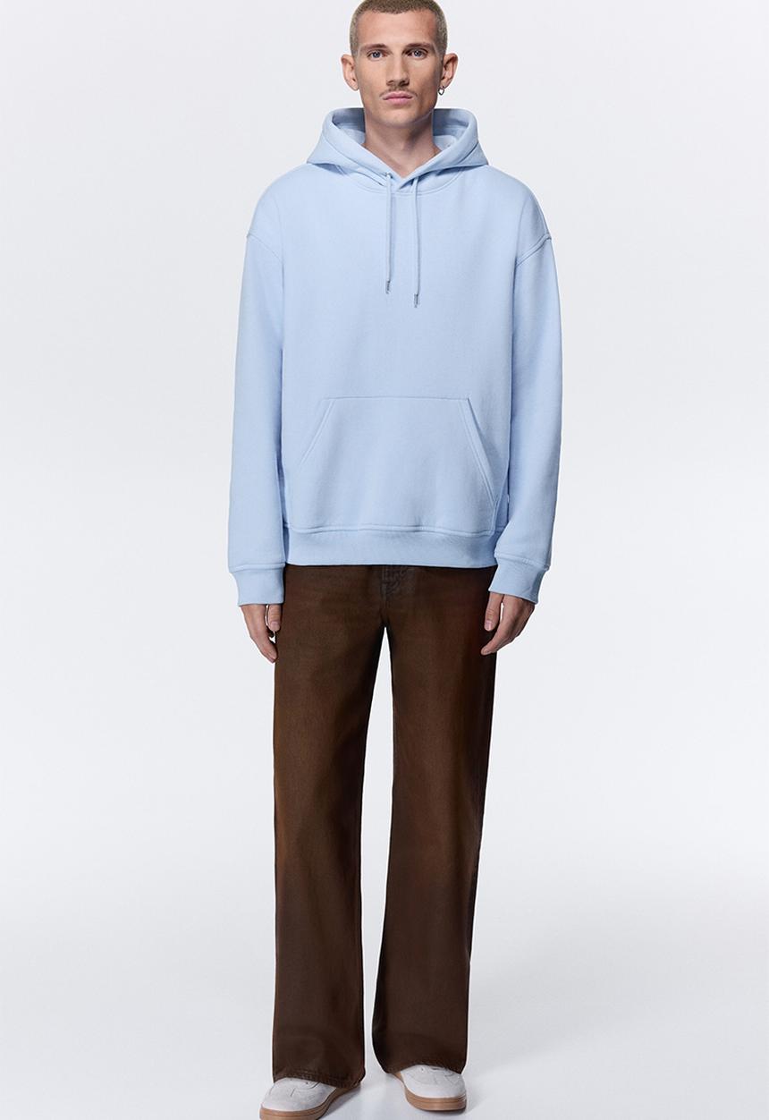H&M - Loose fit hoodie - light blue