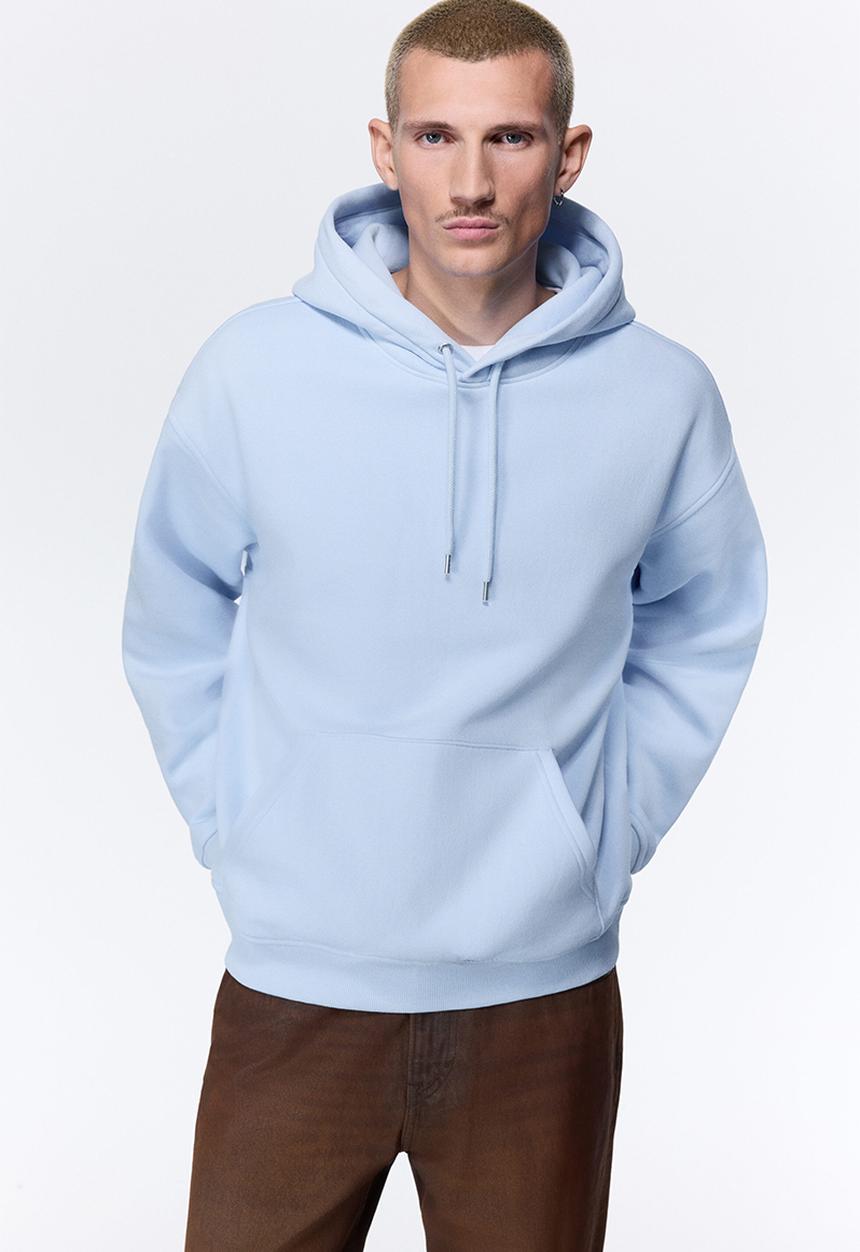 H&M - Loose fit hoodie - light blue