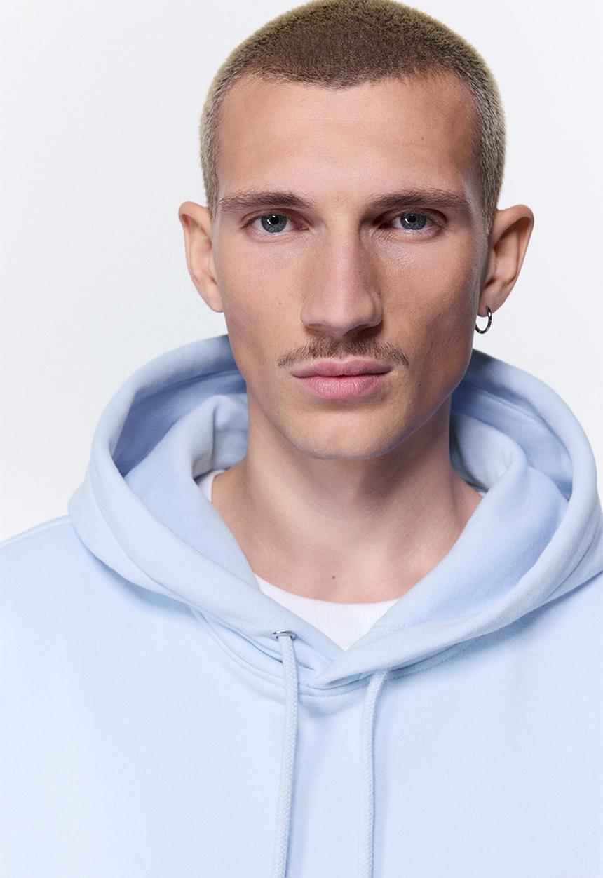 H&M - Loose fit hoodie - light blue