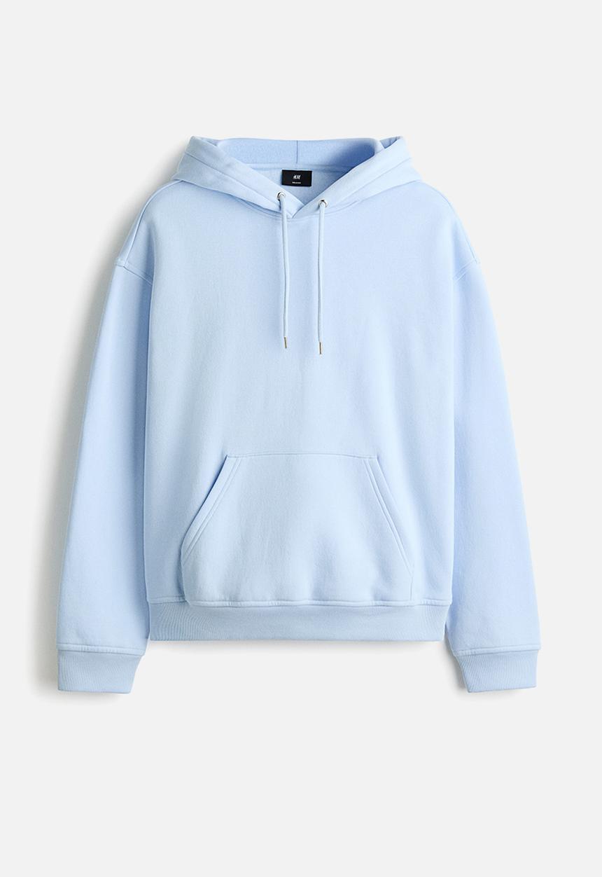 H&M - Loose fit hoodie - light blue