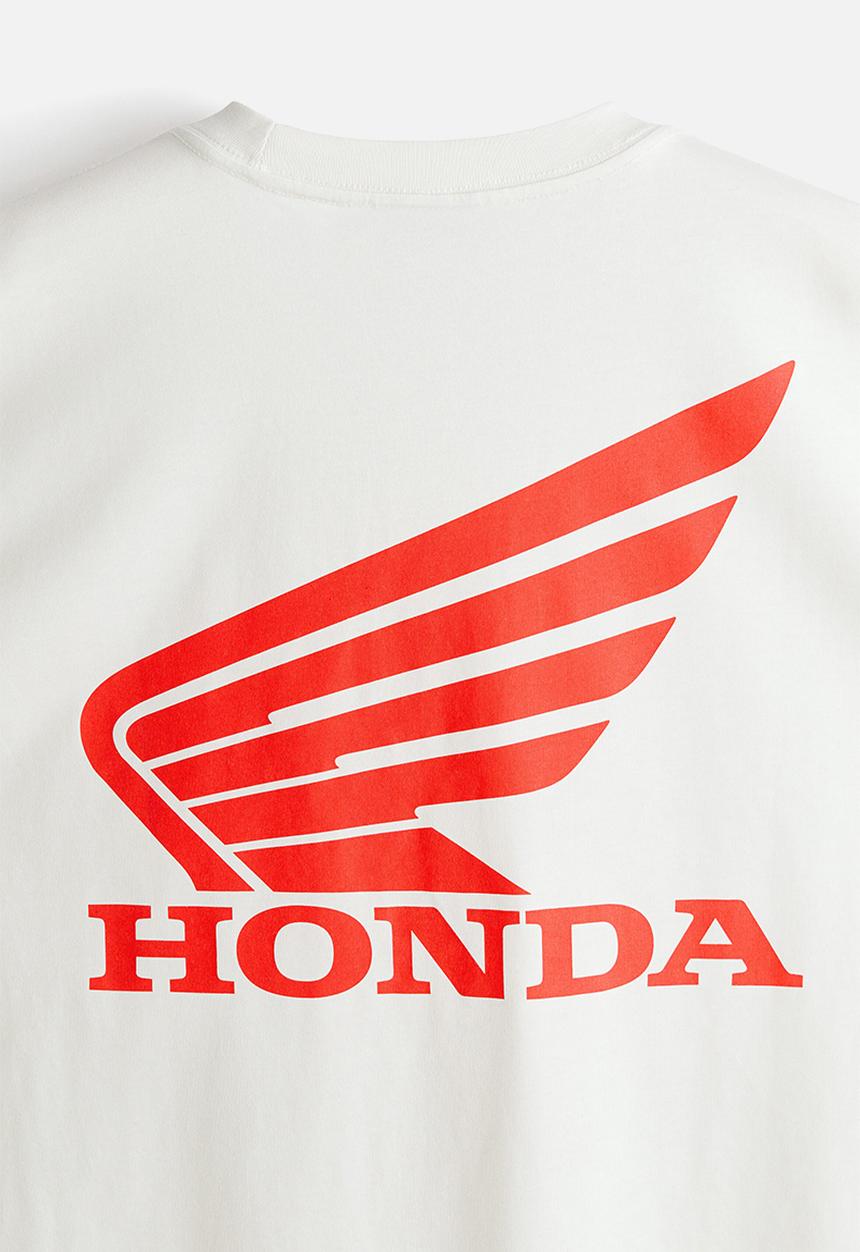 H&M - Loose fit t-shirt - white/honda