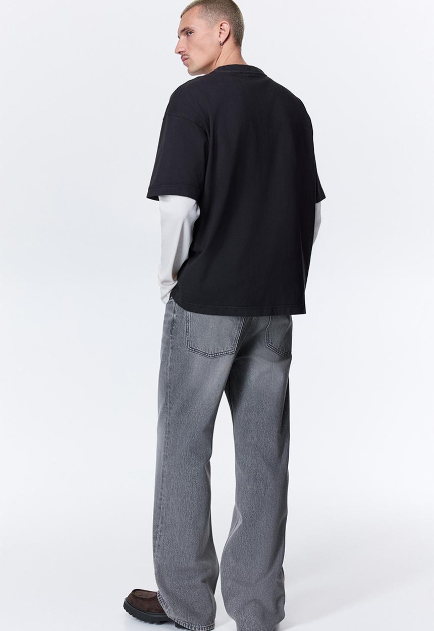 H&M - Oversized fit T-shirt - black/gorillaz