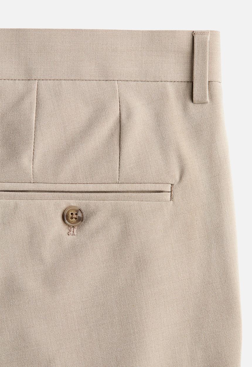 H&M - Slim fit tailored trousers - beige