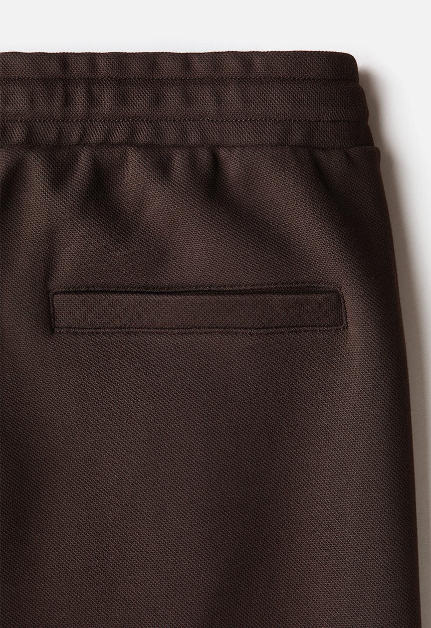 H&M - Regular fit tailored joggers - dark brown