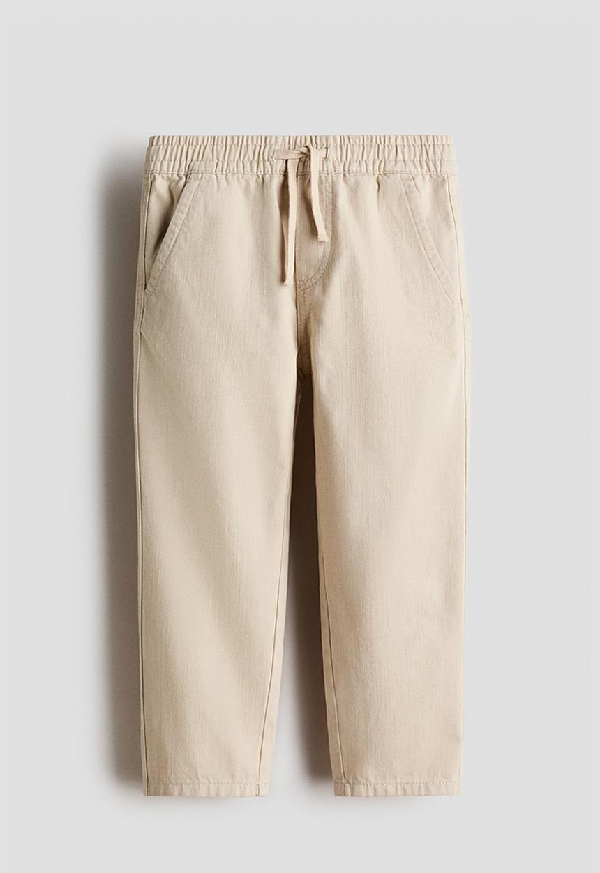 H&M - Cotton twill trousers - beige