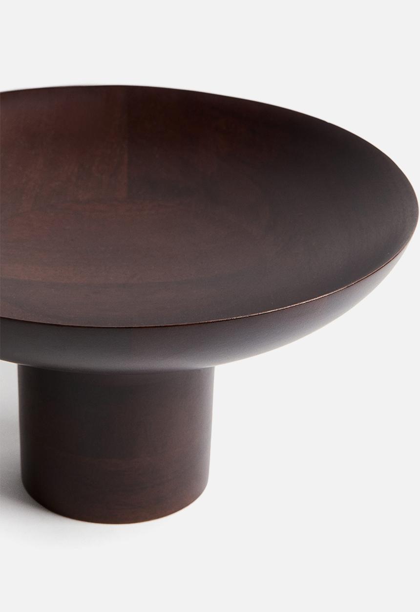H&M - Footed serving bowl - dark brown