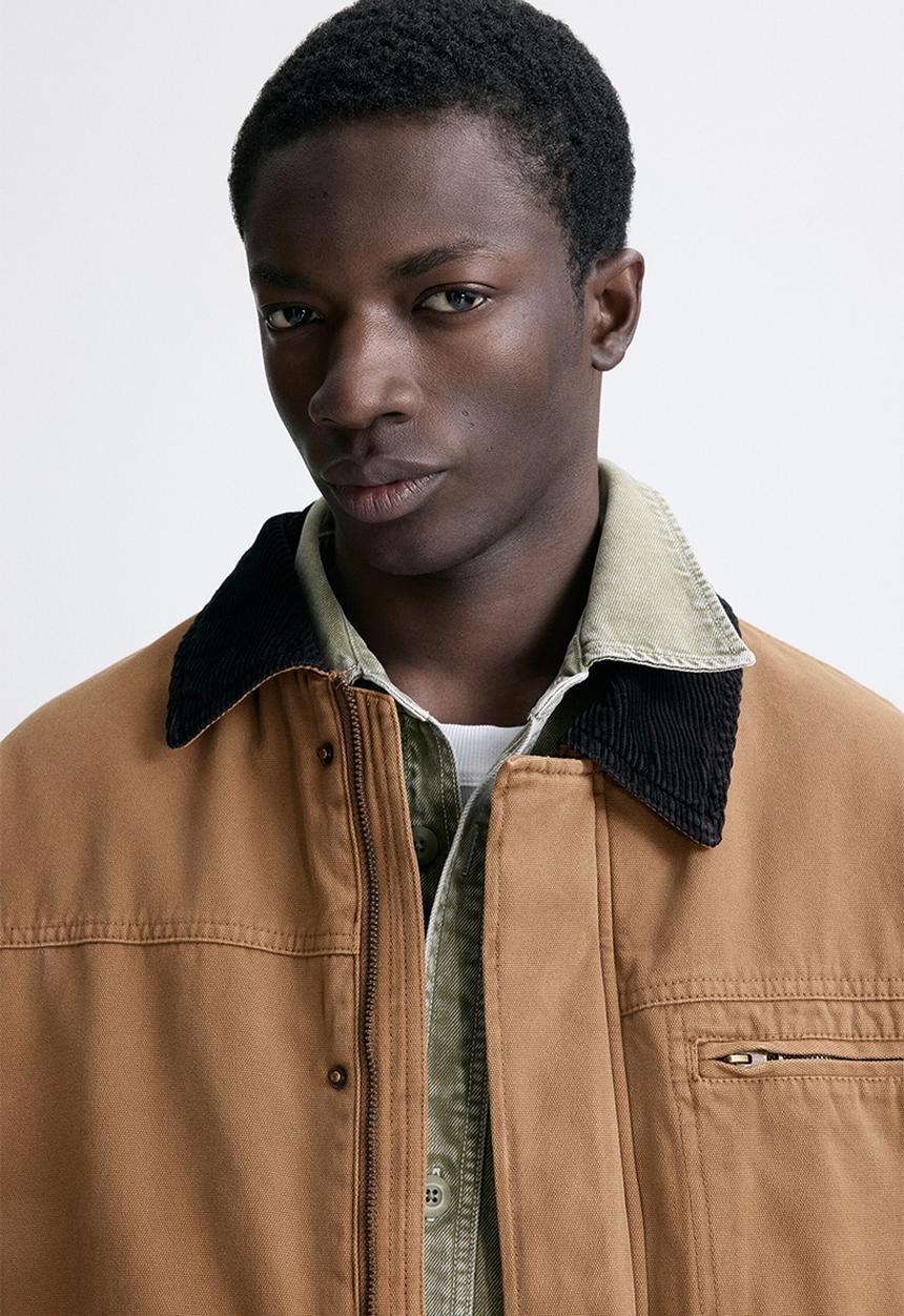 H&M - Workwear jacket - dark beige