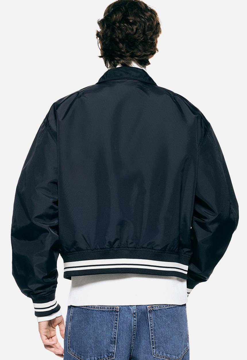 H&M - Baseball jacket - navy blue/nyc
