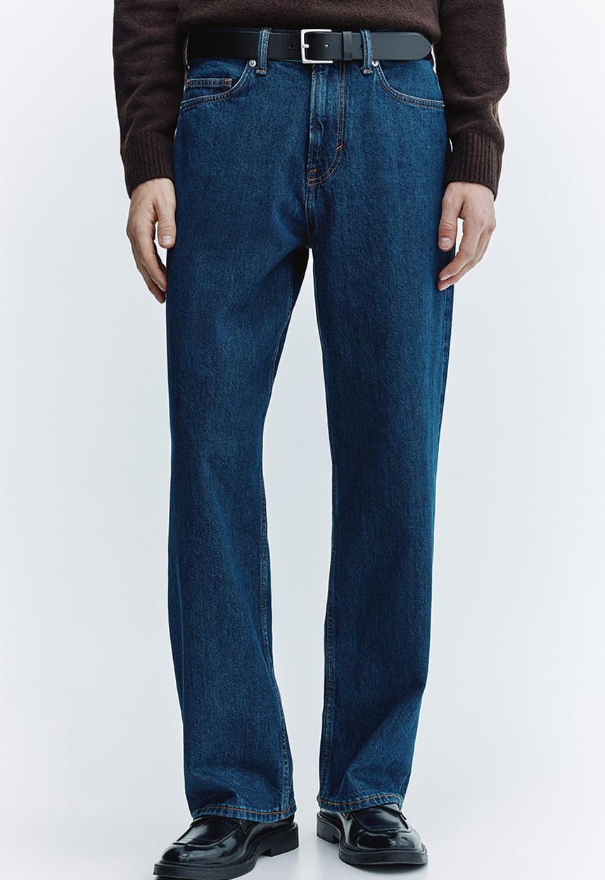 H&M - Relaxed jeans - dark denim blue