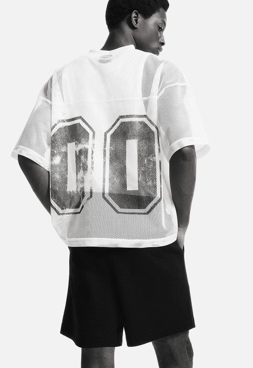 H&M - Textured jersey shorts - black