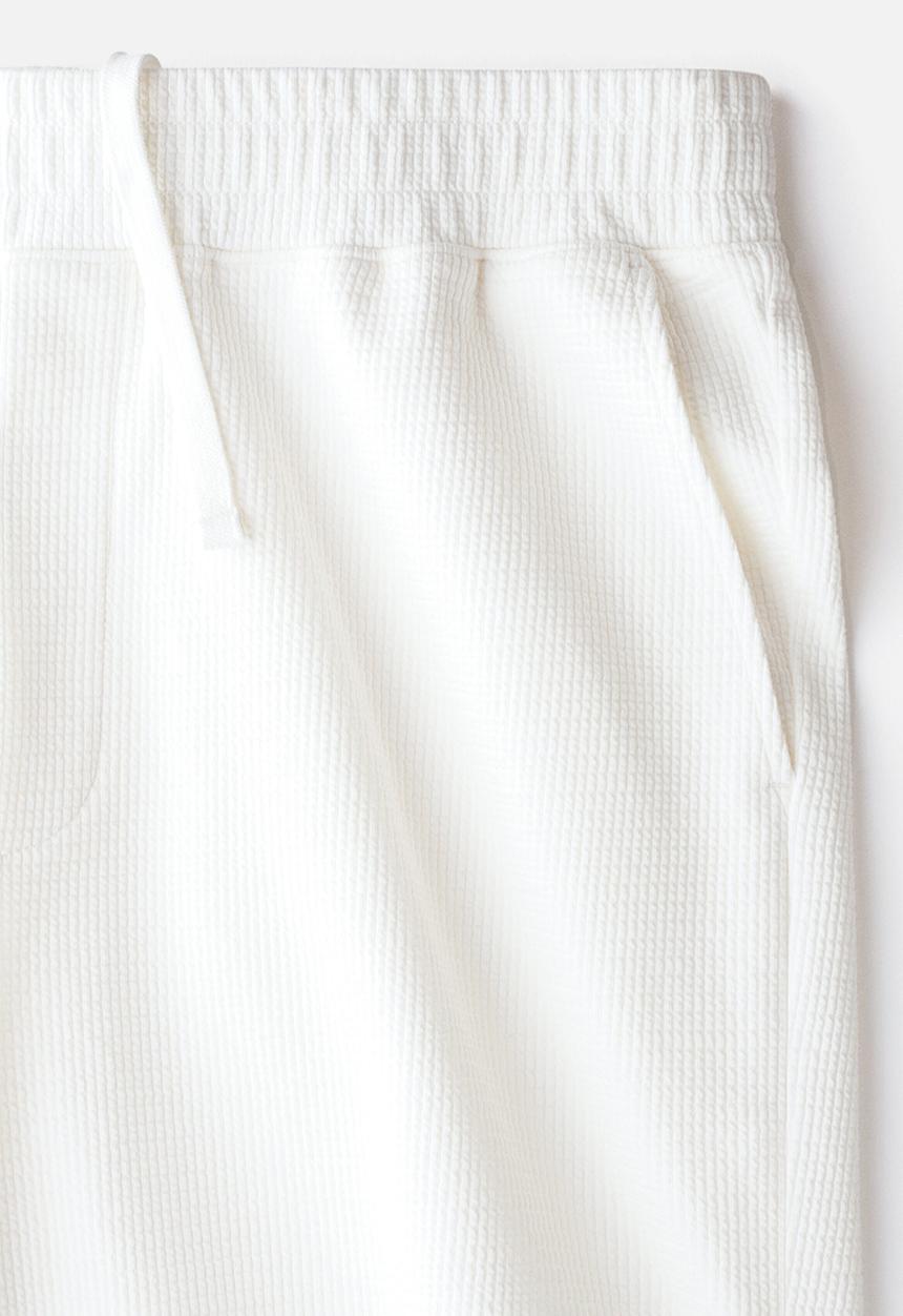 H&M - Textured jersey shorts - white