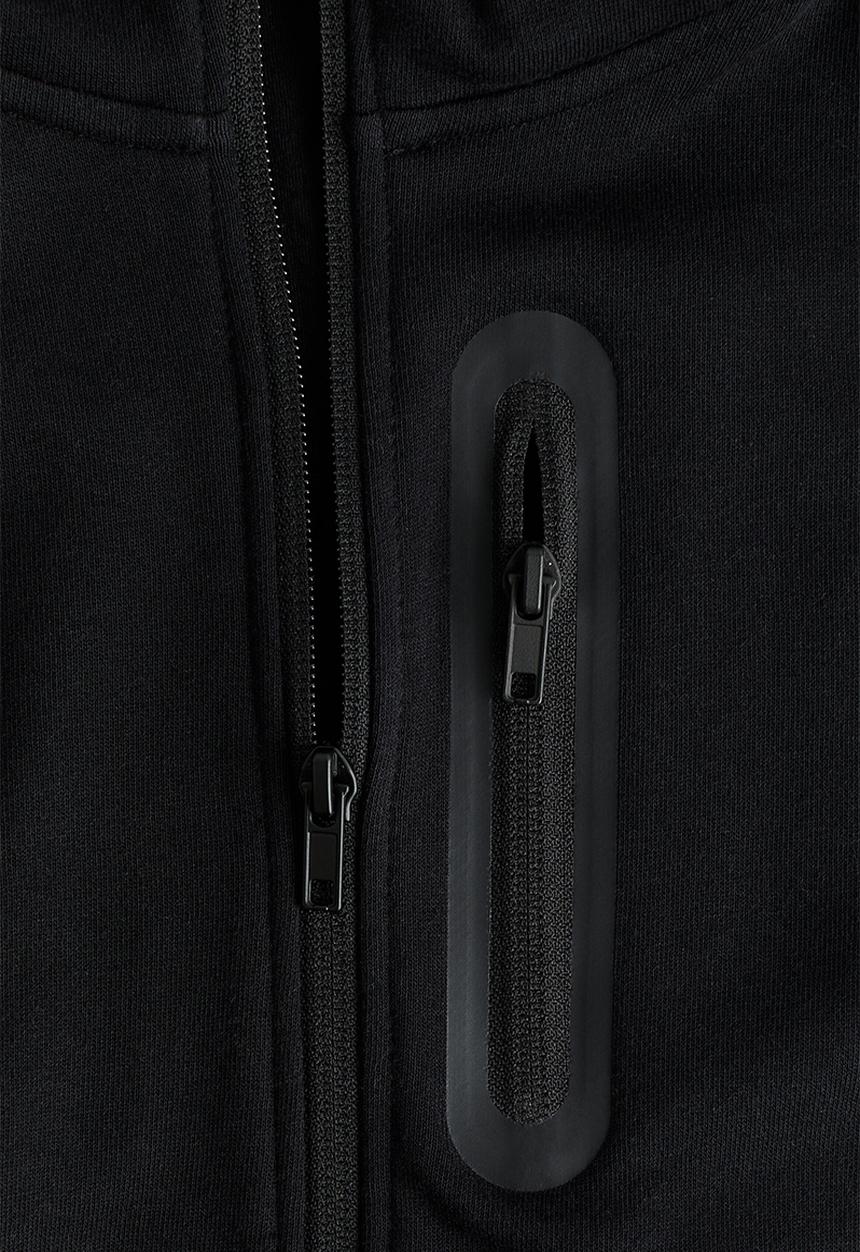 H&M - Zip-through hoodie - black
