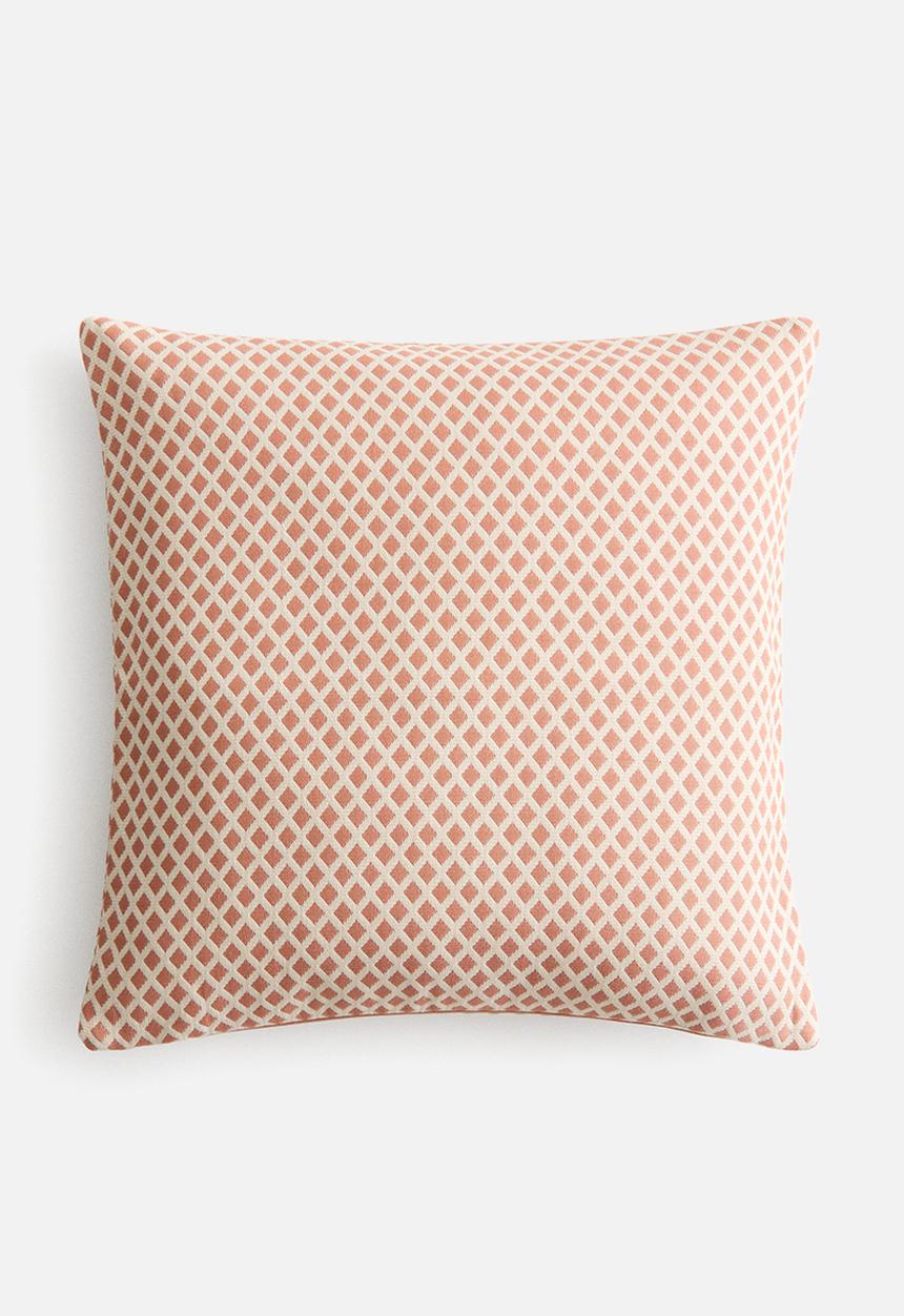 H&M - Outdoor cushion cover - orange/patterned
