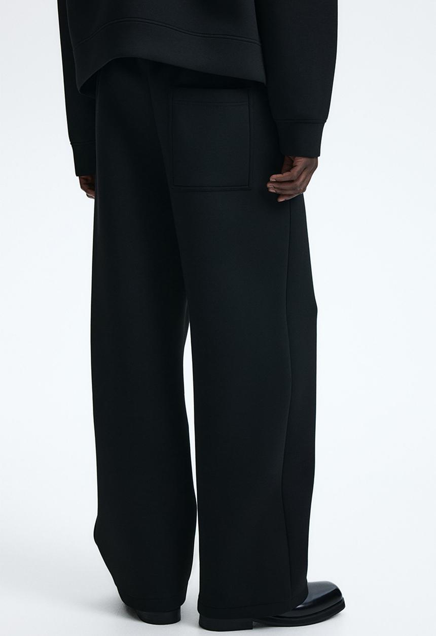 H&M - Relaxed fit scuba joggers - black