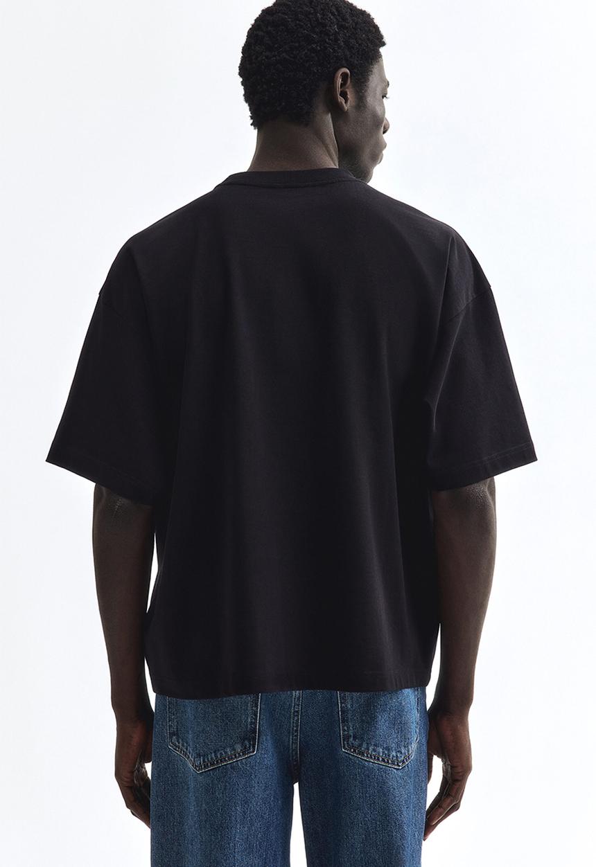 H&M - Oversized fit cotton T-shirt - black