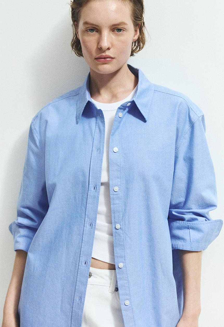 H&M - Oxford shirt - blue