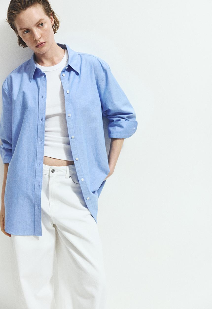 H&M - Oxford shirt - blue