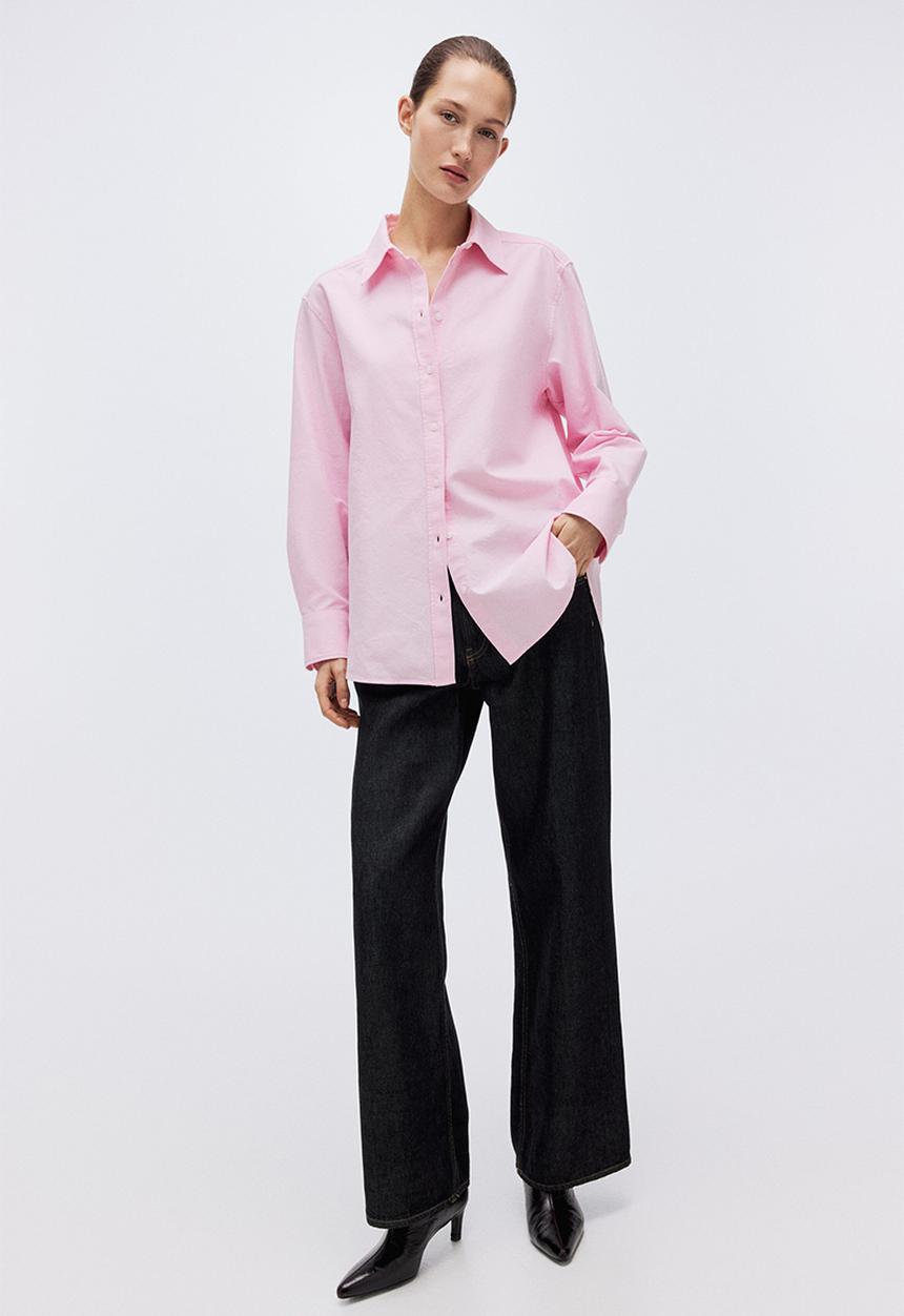 H&M - Oxford shirt - light pink