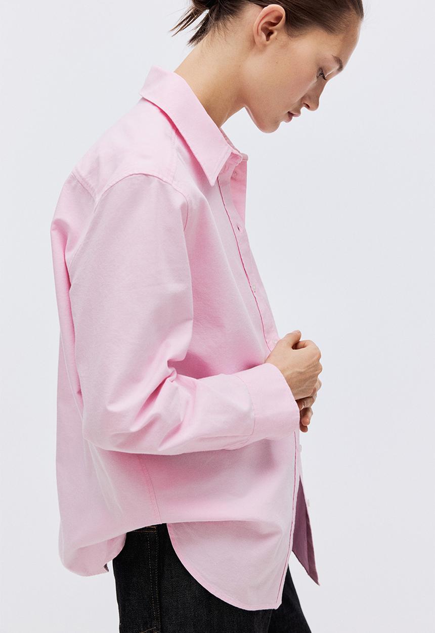 H&M - Oxford shirt - light pink