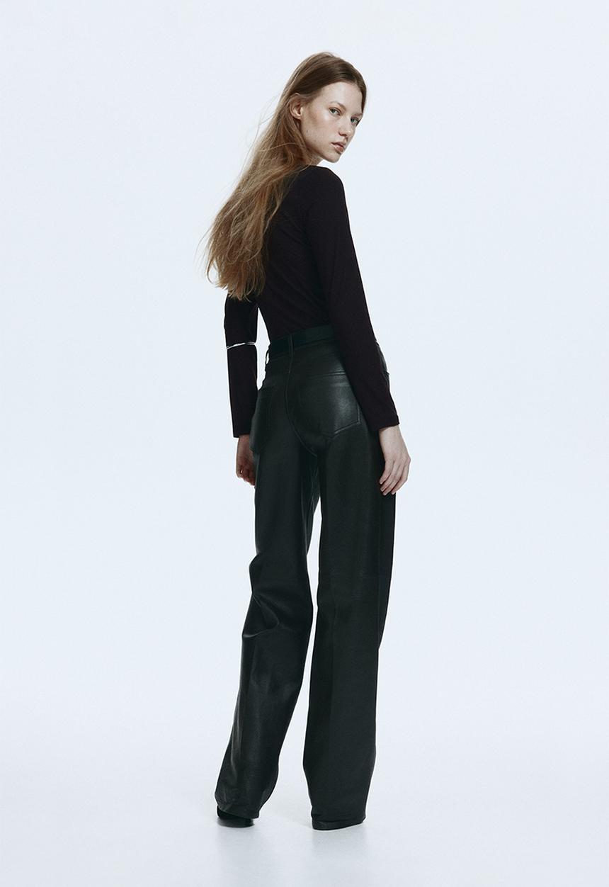 H&M - Long-sleeved jersey top - dark brown