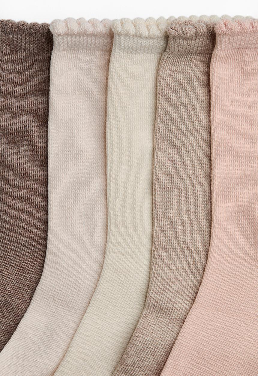 H&M - 5-Pack socks - brown marl