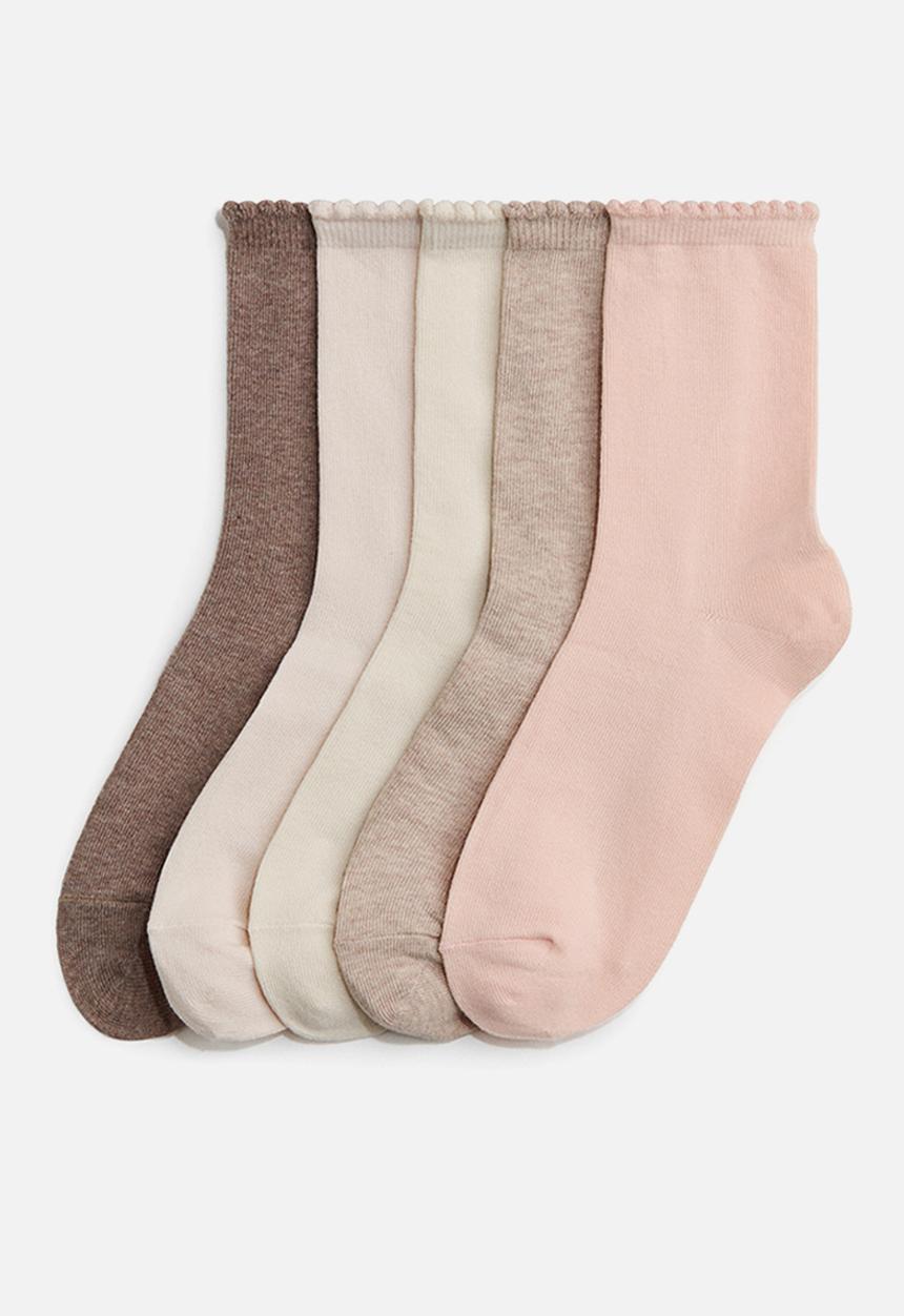 H&M - 5-Pack socks - brown marl