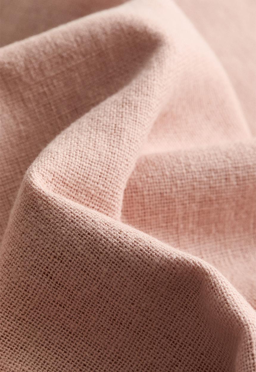 H&M - Linen-blend cushion cover - light dusty pink