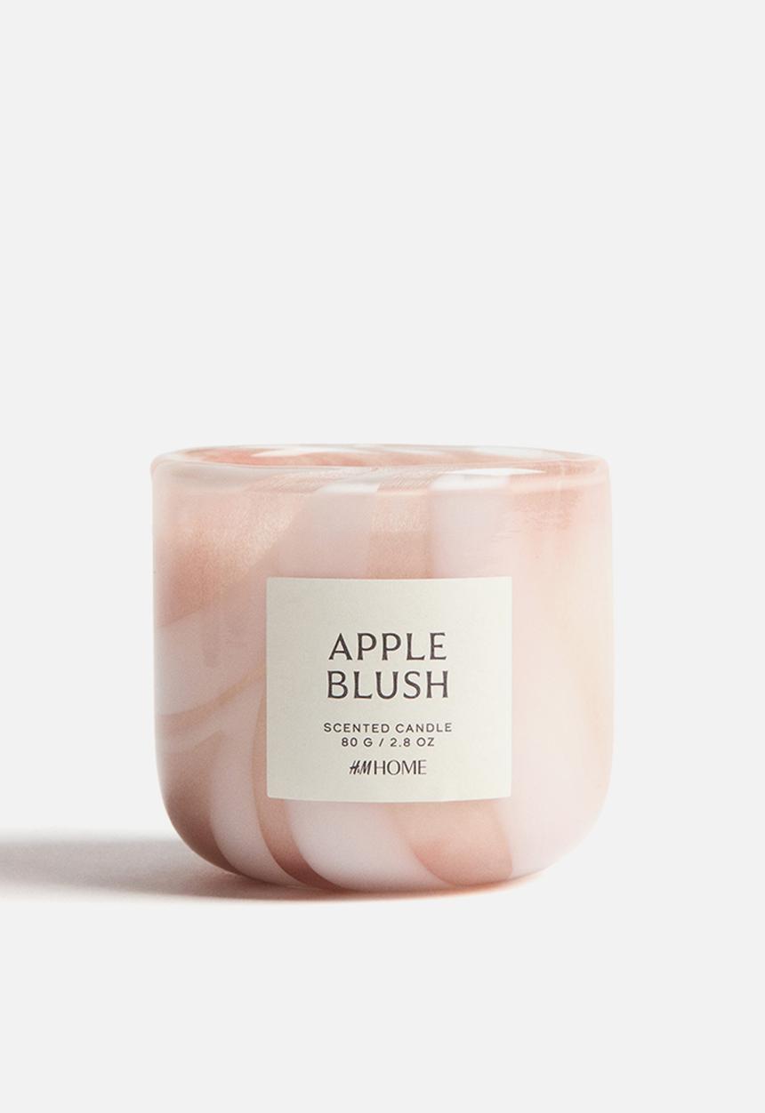 H&M - Scented candle in glass holder - apple blush