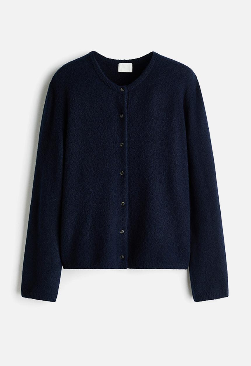 H&M - Loose-fit cardigan - navy blue