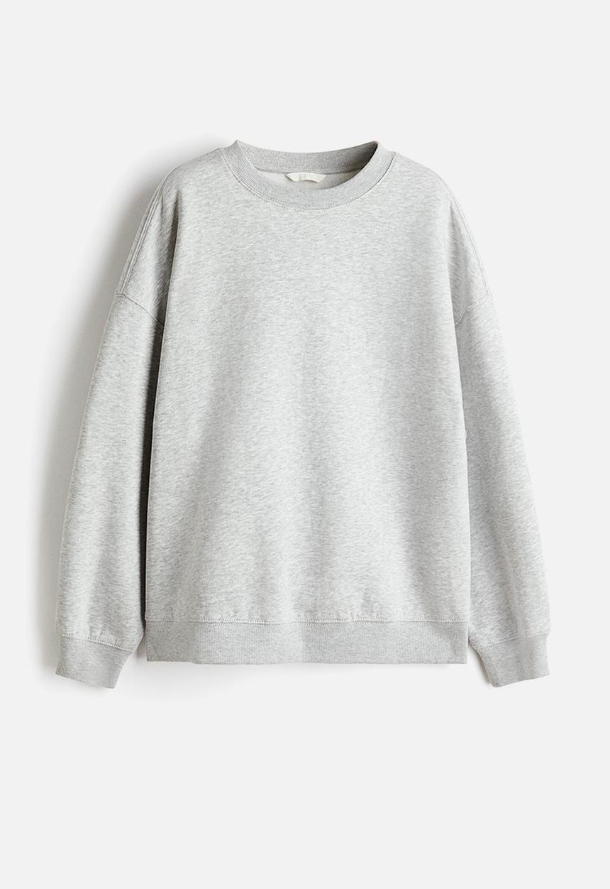 H&M - Oversized sweatshirt - light grey marl