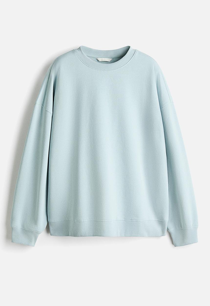 H&M - Oversized sweatshirt - light turquoise