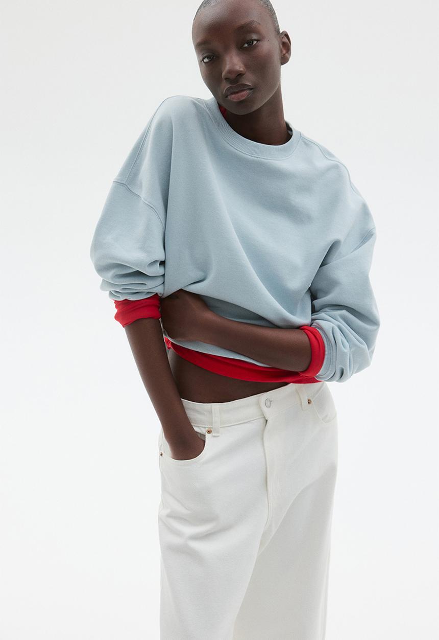 H&M - Oversized sweatshirt - light turquoise