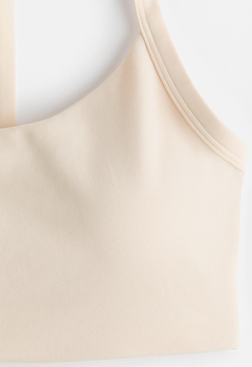 H&M - Medium support sports bra with softmove? - butter yellow