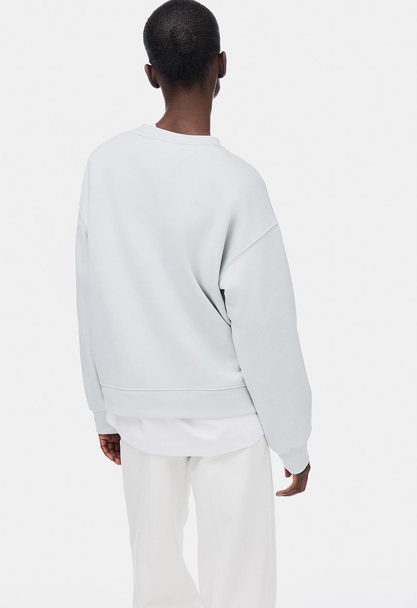 H&M - Text-motif sweatshirt - light grey/athletics